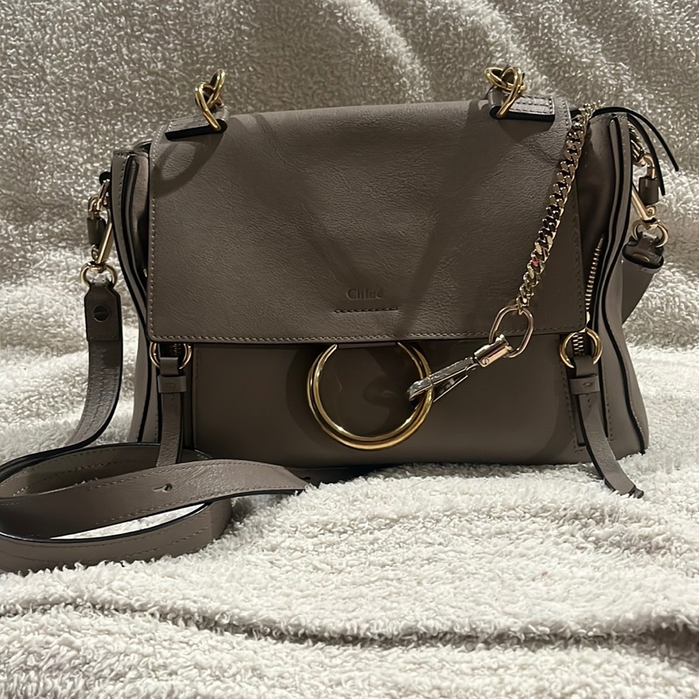 Chloe Calf Skin Faye shoulder bag